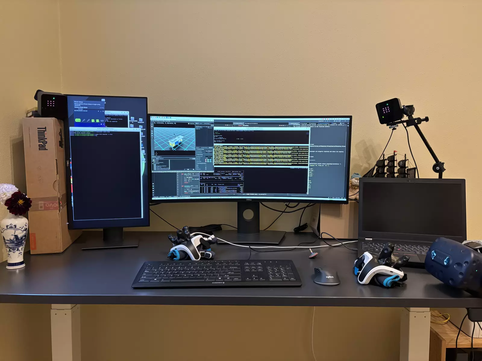 Base stations taking over the desk
